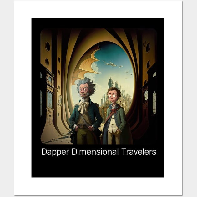 Richard and Mortimer, a Dapper Duo v1 Wall Art by AI-datamancer